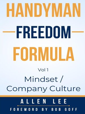 cover image of Handyman Freedom Formula Volume #1
